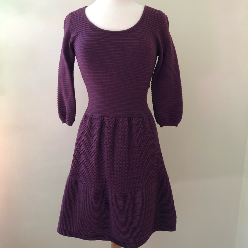 Boden 8P Libby textured sweater dress